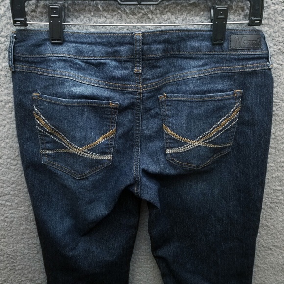 Natural Reflections Women's 4 Blue Bootcut Jeans 32.5" 30.75" 8.5" - Picture 8 of 11